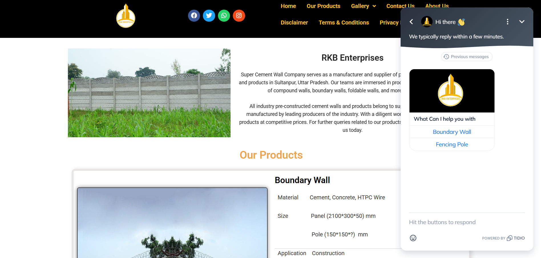 Company Website